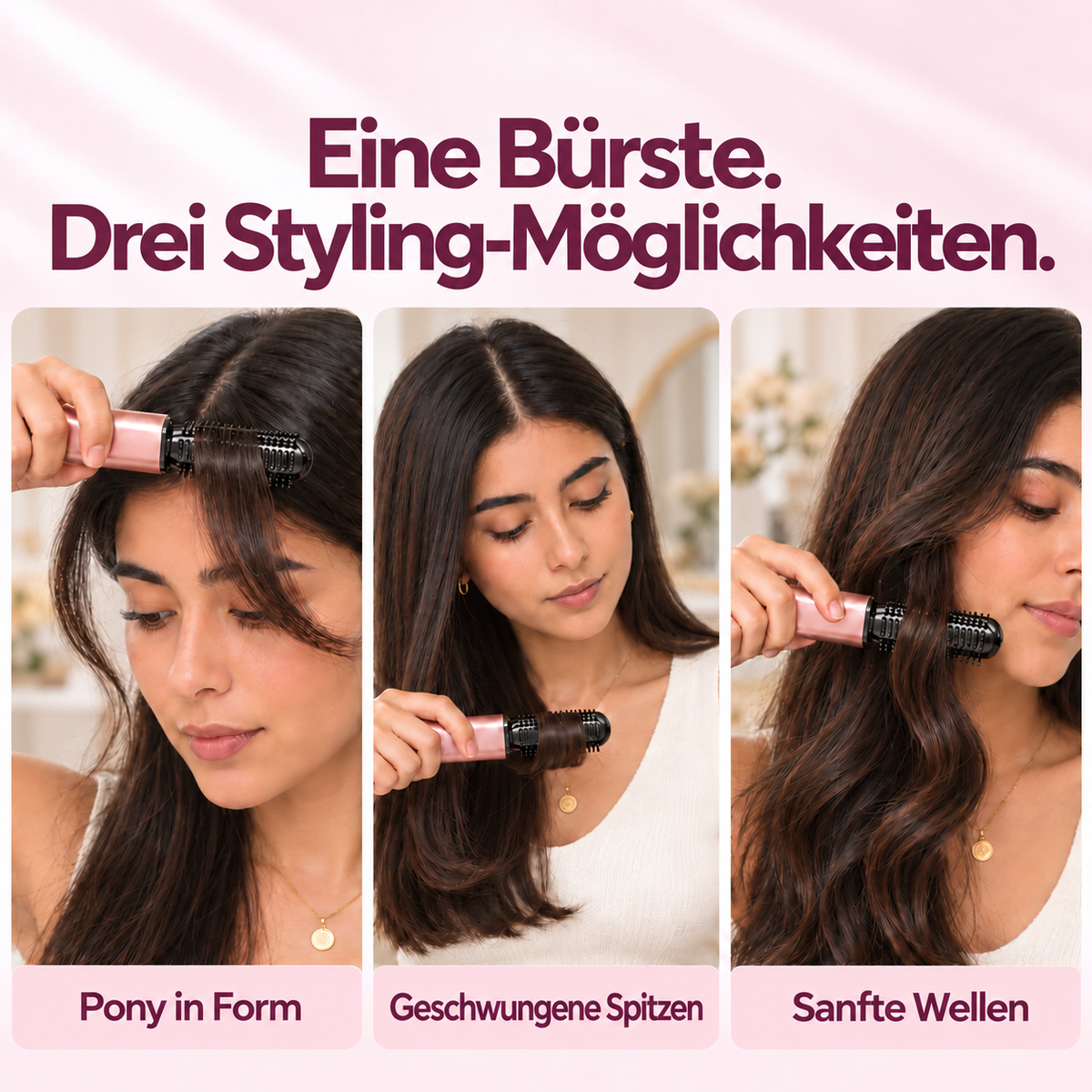 Lissavia Mini — Kabellose Hitzebürste