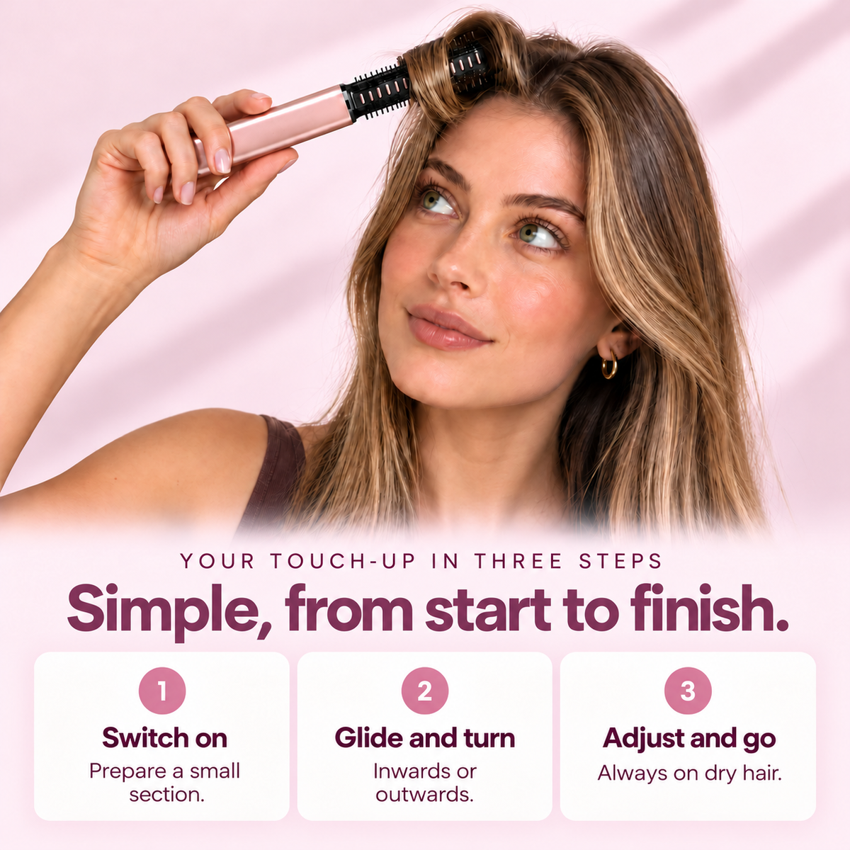 Lissavia Mini — Cordless Heated Brush