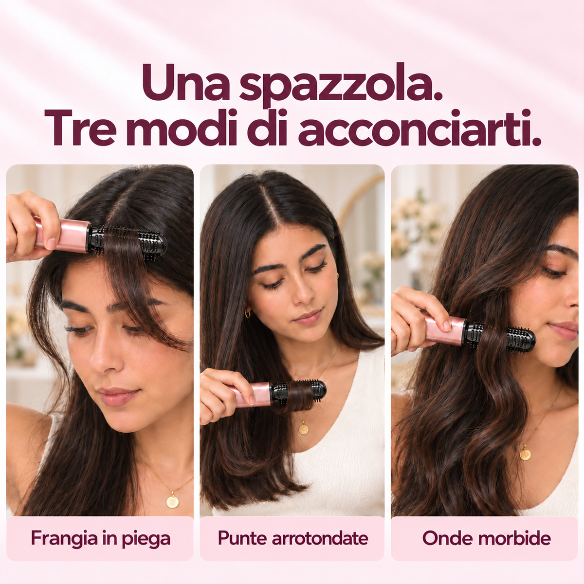 Lissavia Mini — Spazzola riscaldante senza fili